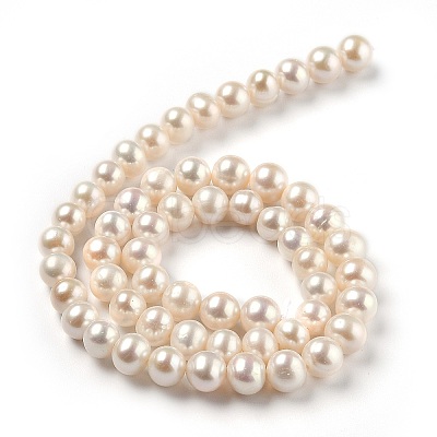 Natural Cultured Freshwater Pearl Beads Strands PEAR-L033-16-02-1