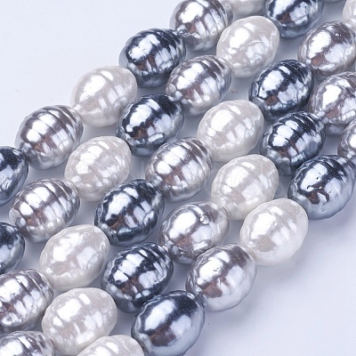 Shell Pearl Beads Strands BSHE-P030-03C-1