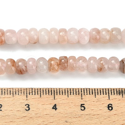 Natural Pink Morganite Beads Strands G-H335-P01-6mm-1