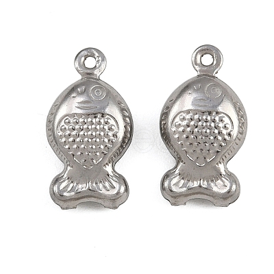 304 Stainless Steel Pendants STAS-L297-02P-1
