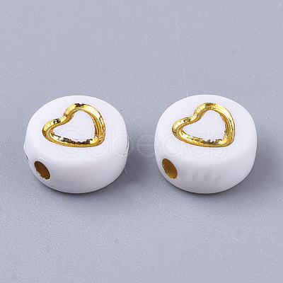 Plating Acrylic Beads X-PACR-Q112-08-1