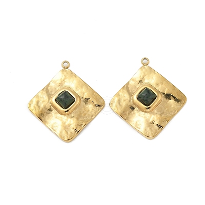 304 Stainless Steel Pendants STAS-L022-459G-03-1