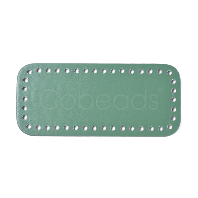 PU Leather Bottom for Knitting Bag FIND-WH0043-86B-1