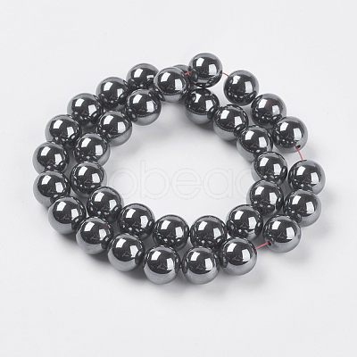 Non-Magnetic Synthetic Hematite Beads G-H1069-1-1