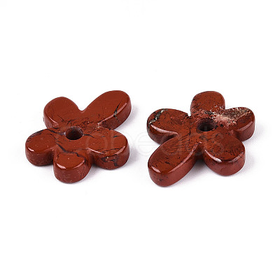 Natural Red Jasper Pendants G-T142-44F-1