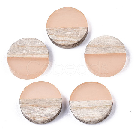 Resin & Wood Cabochons RESI-R425-05J-1