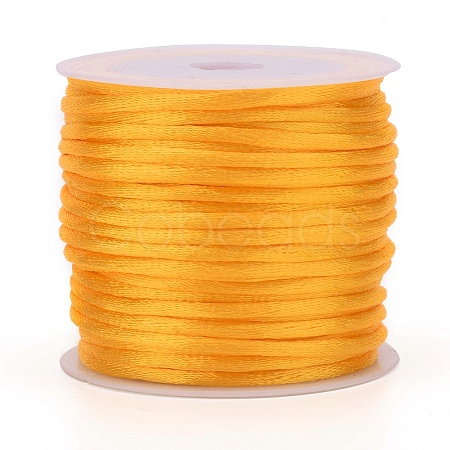 30M Nylon Satin Rattail Cords NWIR-YW0001-04-23-1