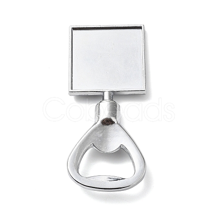 Zinc Alloy Bottle Opener Cabochon Component PALLOY-D312-01P-04-1