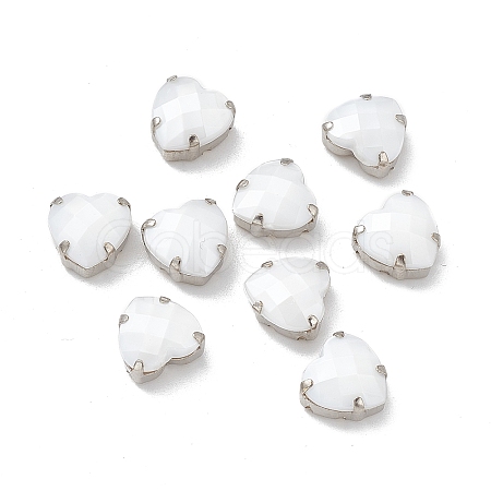 Heart Sew On Rhinestones OACR-E012-02P-1