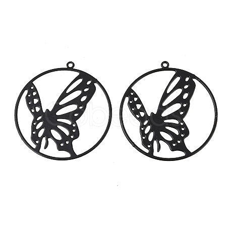 Spray Painted 403 Stainless Steel Pendants SA-CBA5926-02-1