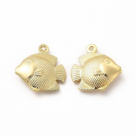 Rack Plating Brass Pendants KK-K165-01G-1