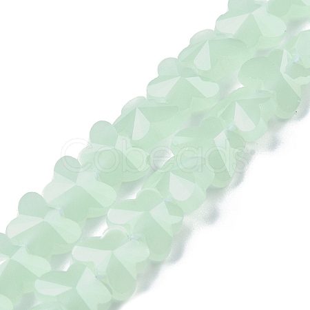 Imitation Jade Glass Beads Strands EGLA-L045-I-A03-1