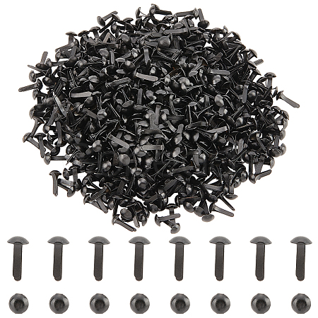 1000Pcs Eco-Friendly Stoving Varnish Iron Brads DIY-PH0021-19-1