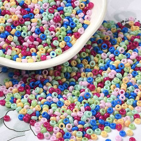 Baking Paint Glass Seed Beads SEED-P006-03A-13-1