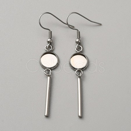 314 Stainless Steel Earring Hooks STAS-WH0046-01E-1