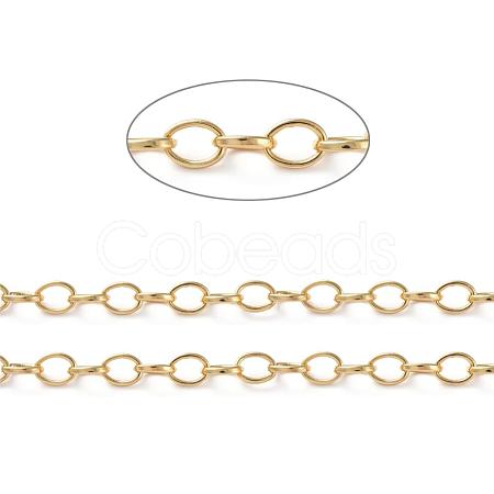 Brass Cable Chains CHC-G005-17G-1
