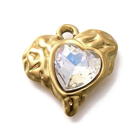 304 Stainless Steel Pendants STAS-Q346-05G-05-1