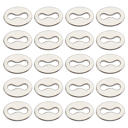 20Pcs 925 Sterling Silver Chain Tabs STER-BC0002-87P-1