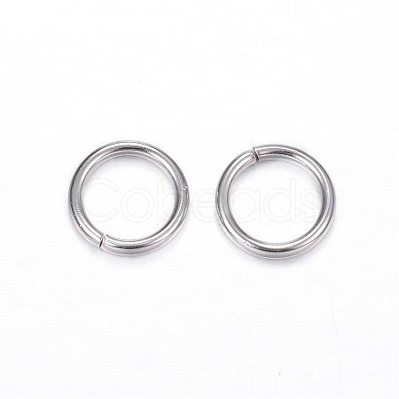 Tarnish Resistant 304 Stainless Steel Open Jump Rings STAS-D447-09-1