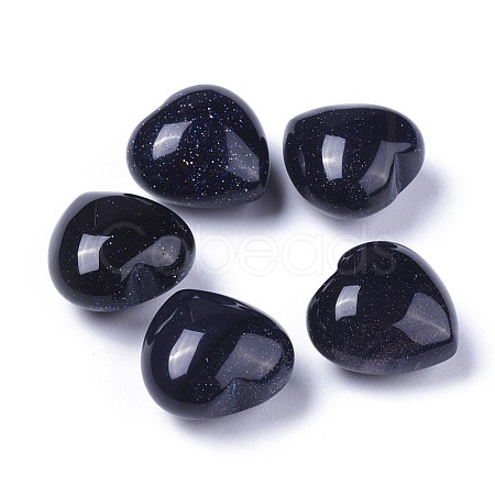 Synthetic Blue Goldstone Beads G-FS0001-78C-1