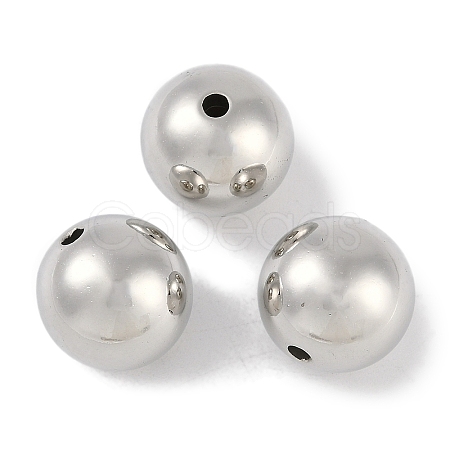 CCB Plastic Round Beads ALUM-U001-08C-09-1