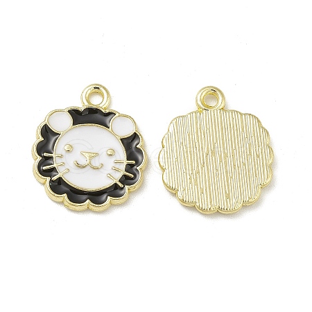 Alloy Enamel Pendants PALLOY-M199-08G-A-1