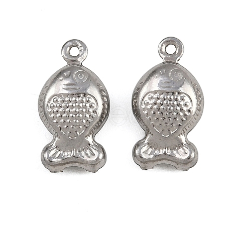 304 Stainless Steel Pendants STAS-L297-02P-1