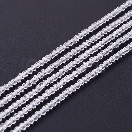 Transparent Glass Beads Strands GLAA-C019-01A-33-1