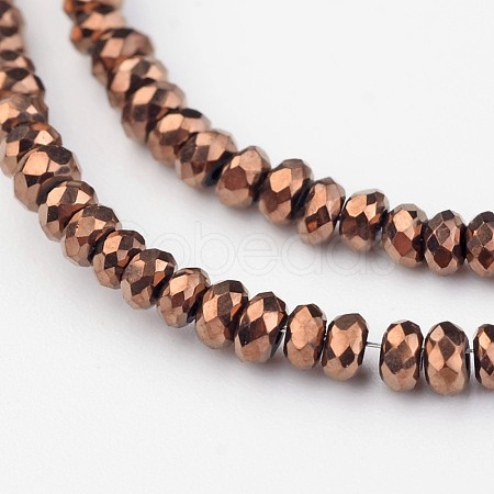 Electroplate Glass Beads Strands EGLA-P018-2mm-F09-1