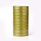 Organza Ribbon, Glitter Metallic Ribbon, Sparkle Ribbon, Gold, 5/8 inch(15mm) wide, 25yards/roll(22.86m/roll), 10rolls/group, 250yards/group(228.6m/group)