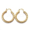 Brass Hoop Earring EJEW-P265-03G-1