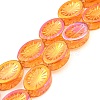 Electroplate Glass Beads Strands EGLA-G037-13A-13A-2