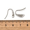 304 Stainless Steel Rhinestone Earring Hooks STAS-D310-01P-01-3