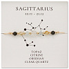 Natural Gemstone Constellation Beaded Bracelets X-NR2952-6-1