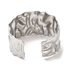Non-Tarnish 304 Stainless Steel Wide Open Cuff Bangles BJEW-L682-021P-2