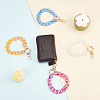 4Pcs 4 Colors Transparent Resin Curb Chain Bag Strap FIND-WR0003-97-5