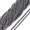 Electroplate Glass Beads Strands EGLA-K014-A-FP02-1