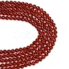 Natural Carnelian Beads Strands G-C280-B10-8mm-7