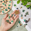 40Pcs 10 Styles Alloy Enamel Pendants ENAM-HY0001-31-3