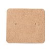 Blank Kraft Paper Earring Display Cards CDIS-G005-05-2