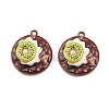 Baking Paint Zinc Alloy Pendants AL-CBA032C-03C-1