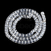Transparent Glass Bead Strands X-GLAA-N047-09-E01-2