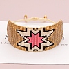 Miyuki Glass Seed Braided Bead Bracelet BJEW-A121-63D-4
