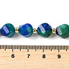 Natural Quartz Dyed Beads Strands G-U023-A02-03-5