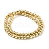 Electroplate Non-magnetic Synthetic Hematite Bead Strands G-Q466-6mm-04-4
