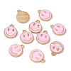 Alloy Enamel Charms X-ENAM-S121-165F-RS-2