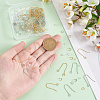 60Pcs 2 Color 316 Stainless Steel Earring Hooks STAS-UN0051-26-4