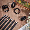 18Pcs PU Leather Snap Bracelets for Women Men BJEW-CY0001-13B-4