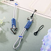 Polyester Cord Ropes Pendant Decorations HJEW-TADJ0022-01C-4