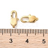Ion Plating(IP) 304 Stainless Steel Lobster Claw Clasps Hand Polished STAS-F094-05B-G-2